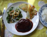 ハンバーグプレート♫作り方5写真