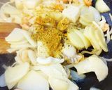 シーフードミックスでカレー炒め。作り方5写真