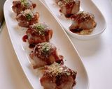 冷凍たこ焼きの肉巻き焼き作り方6写真