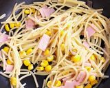 お子様バター醤油パスタ作り方3写真