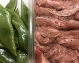 鶏肉モロッコインゲンの生姜バター醤油炒め作り方1写真
