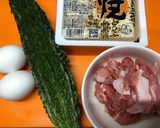 簡単！豚コマでゴーヤチャンプルー作り方1写真