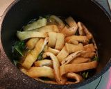 こごみとお揚げのサッと煮作り方3写真