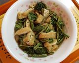 こごみとお揚げのサッと煮作り方4写真