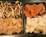 鮭ホタテ長芋のトロトロ炒め作り方2写真
