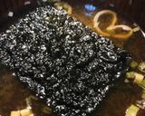 レトルト●海苔のせ味噌汁作り方1写真