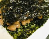毎日の納豆●味つけ海苔ではさんで作り方3写真
