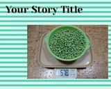 グリンピース粒あん風(簡単)計算割り出し作り方3写真