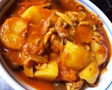 じゃがいも豚バラのトマト煮込み作り方6写真