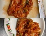 柿の種入り　キムチ納豆炒飯作り方1写真