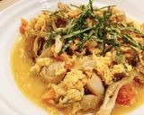 お酢でサッパリ！舞茸と鶏肉のトマト炒め作り方6写真