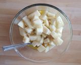 簡単☆洋梨とアーモンドのケーキ作り方1写真