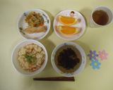 保育園給食★たけのこご飯作り方7写真