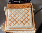 簡単リメイク★ポテサラホットサンド作り方5写真