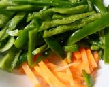 青椒肉絲 カレー味で作り方1写真