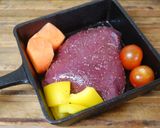 鹿肉のスキレットロースト作り方2写真