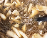 きのこ、豚肉、すりおろし蓮根のみぞれ汁作り方3写真