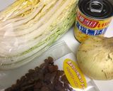 白菜と春玉ねぎのコールスロー作り方1写真