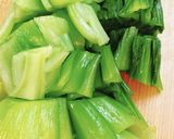 ごま油香る♪チンゲン菜のごま和え作り方3写真