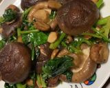 ほうれん草と椎茸のバター炒め作り方4写真