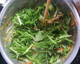材料5つで!水菜とツナの炒め煮作り方4写真