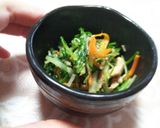 材料5つで!水菜とツナの炒め煮作り方5写真