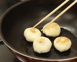 伝統野菜川俣菜のお焼き【醤油味ver】作り方7写真