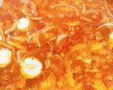 簡単ランチ×ダイエット帆立トマトリゾット作り方1写真