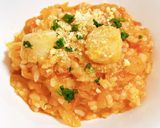 簡単ランチ×ダイエット帆立トマトリゾット作り方3写真