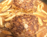 たっぷりキノコの和風煮込みハンバーグ作り方13写真