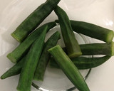 お弁当にも♪オクラと卵のおかか炒め作り方1写真