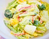 レタスの味噌マヨエッグサラダ作り方5写真