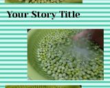 グリンピース粒あん風(簡単)計算割り出し作り方7写真