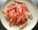 ほぼカニと三つ葉の和え物作り方3写真