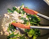 ほうれん草とツナの和風パスタ作り方3写真