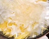 ゆかりバターと菜花の和風パスタ作り方2写真