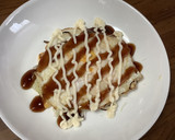 目玉焼きと千切りキャベツでお好み焼き風作り方6写真