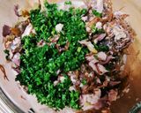 サバ缶ともずくのオリーブサラダ作り方3写真