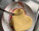 ハートのいちごミルクレープ作り方3写真