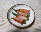 お弁当やおつまみに♫オクラのベーコン巻き作り方5写真