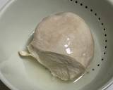 【レンジで簡単】鶏胸肉で！棒棒鶏サラダ作り方1写真