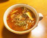 サバ缶とキムチのスープ作り方6写真