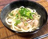 焼肉のタレでパパッと簡単♬ネギ塩豚うどん作り方3写真