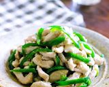 鶏胸肉とピーマンのレンチンねり梅の和え物作り方8写真