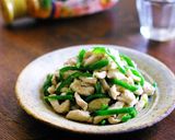 鶏胸肉とピーマンのレンチンねり梅の和え物作り方9写真