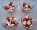 トマトとクリームチーズの冷茶碗蒸し作り方3写真