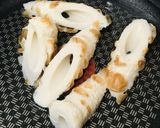 シンプル●竹輪と素麺の白だし炒め作り方1写真