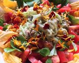 かぼちゃの花のサラダ作り方1写真