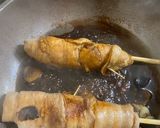 ニンニク香る♫チーズ肉巻きおにぎり作り方7写真