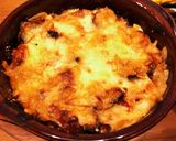 そうめんふしで！なすとトマト缶のドリア♪作り方10写真